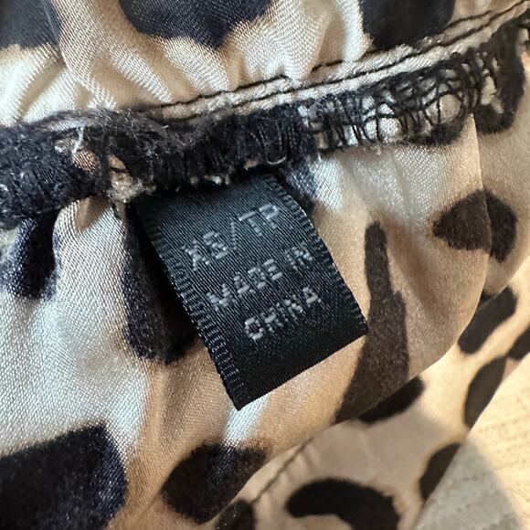 ATM Leopard Print Silk Pull on Pant Jogger XS - Picture 6 of 12